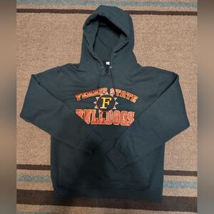 NCAA Ferris State Bulldogs Black Mens Hoodie